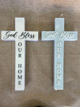 Load image into Gallery viewer, Cross Candle + Acrylic Tag