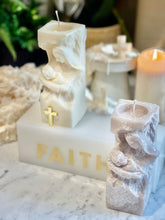 Load image into Gallery viewer, Mary Jesus Stone Candle