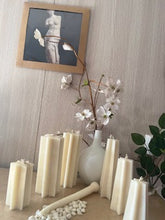 Load image into Gallery viewer, Star Tapered Pillar Candle - Small