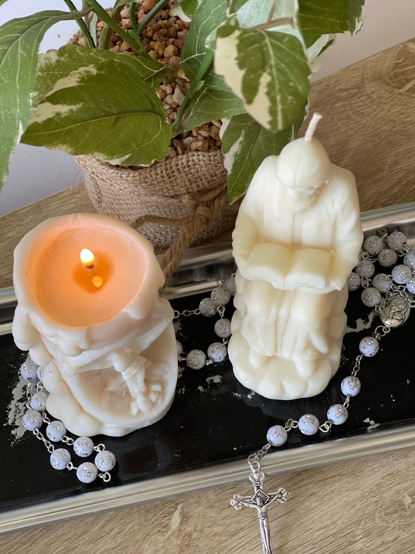 St Charbel Reading Candle