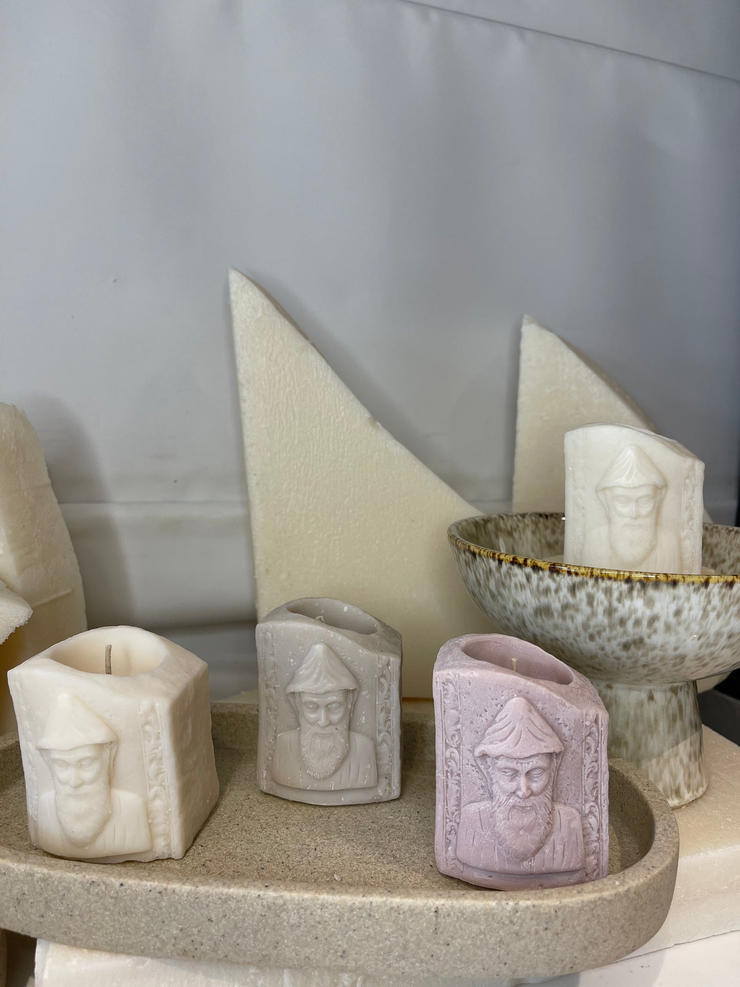 St Charbel Cube Candle