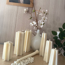 Load image into Gallery viewer, Star Pillar Candle - Small