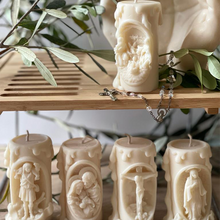 Load image into Gallery viewer, Nativity 3D Pillar Candle