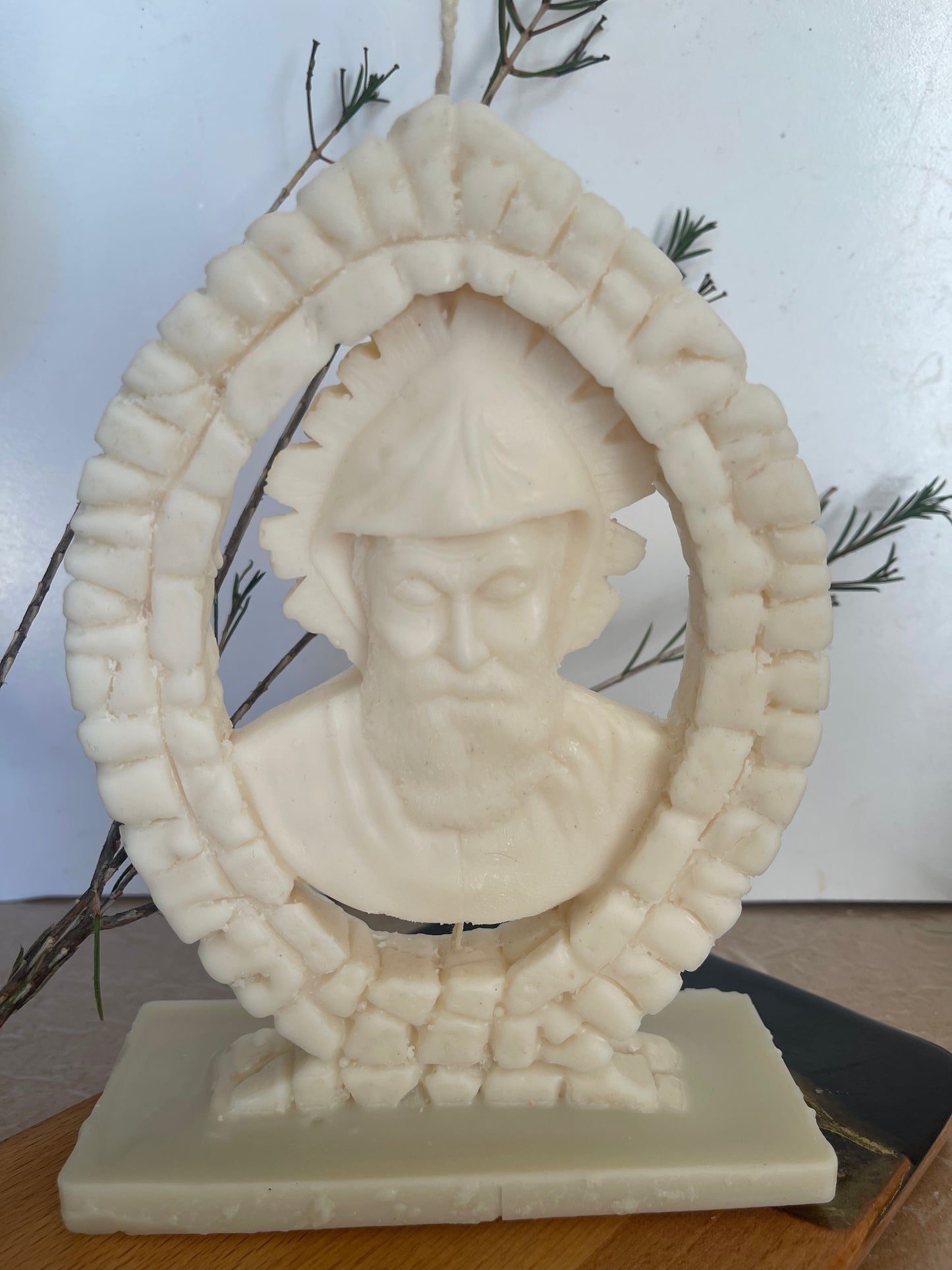 St Charbel Brick Frame Candle