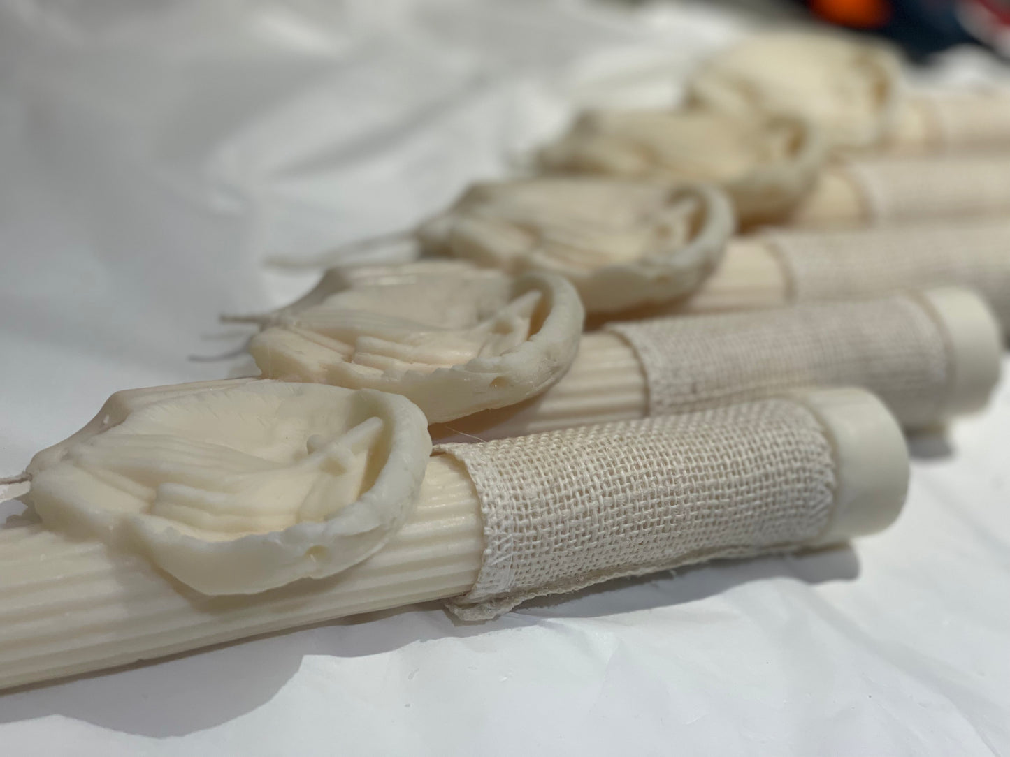 Praying Hands Pillar Candle