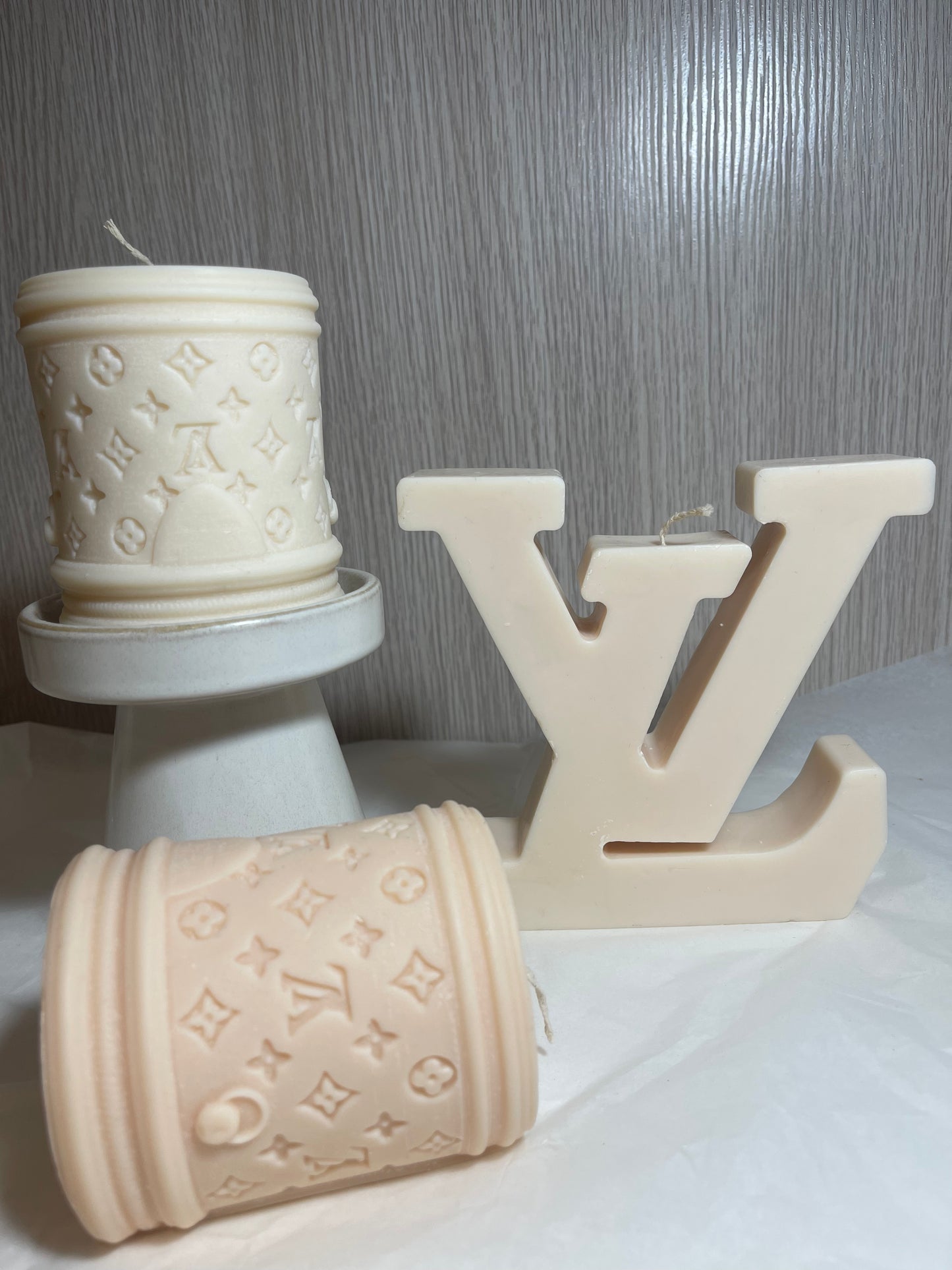 Designer Bag Cylinder Candle