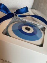 Load image into Gallery viewer, Evil Eye Ceramic Candle Canister/Lid