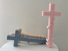 Load image into Gallery viewer, Cross Candle ‘God’s greatest gift’
