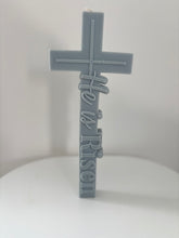 Load image into Gallery viewer, Cross Candle ‘He is Risen’
