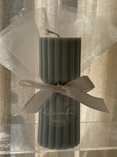 Load image into Gallery viewer, Twisted Hourglass Pillar Candle
