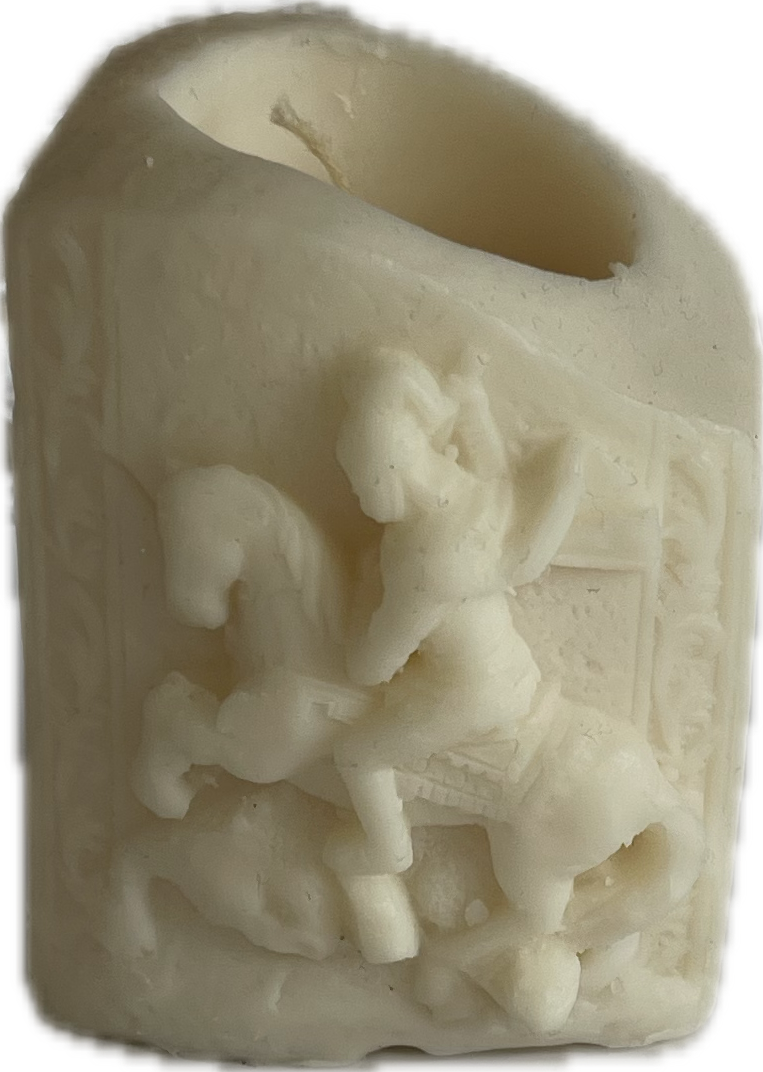 St George Cube Candle