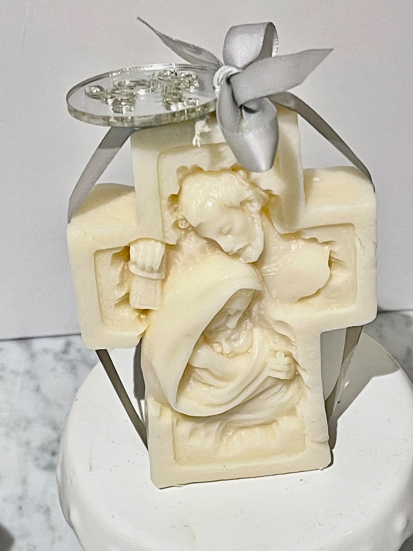 Holy Family Cross Candle