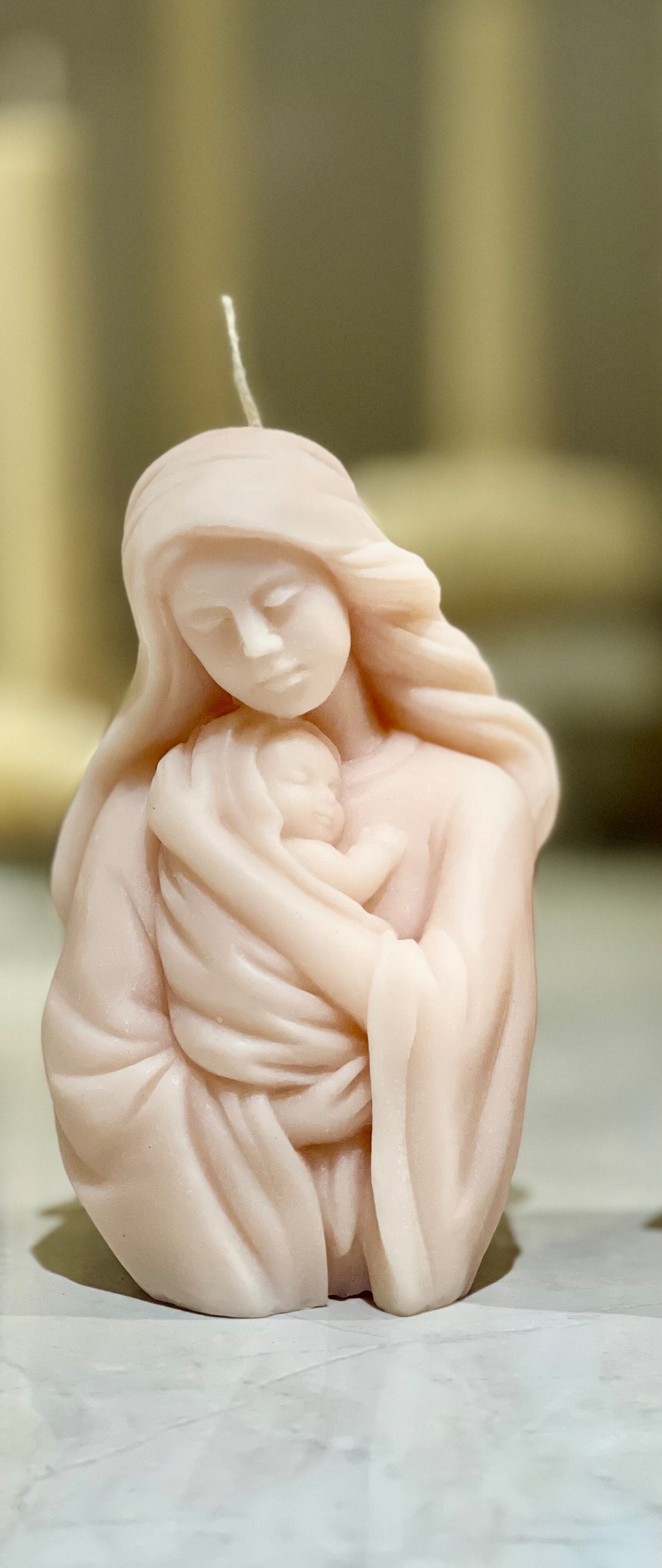 Mary/Jesus Embrace Candle