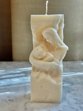 Load image into Gallery viewer, Mary Jesus Stone Candle
