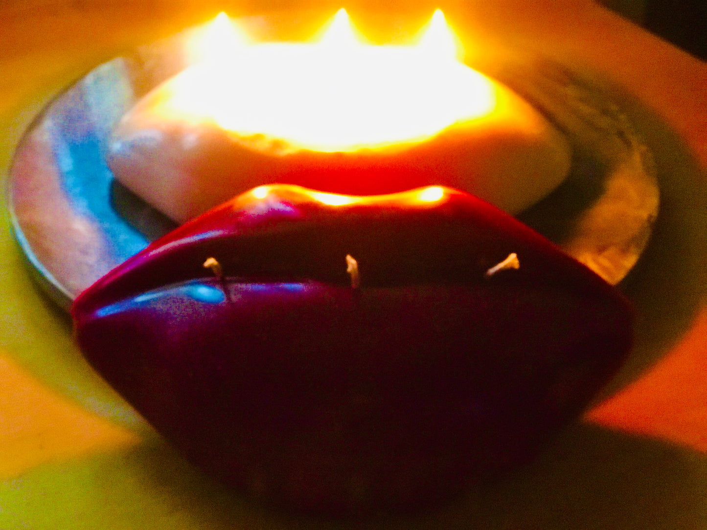 Jumbo Lips Candle