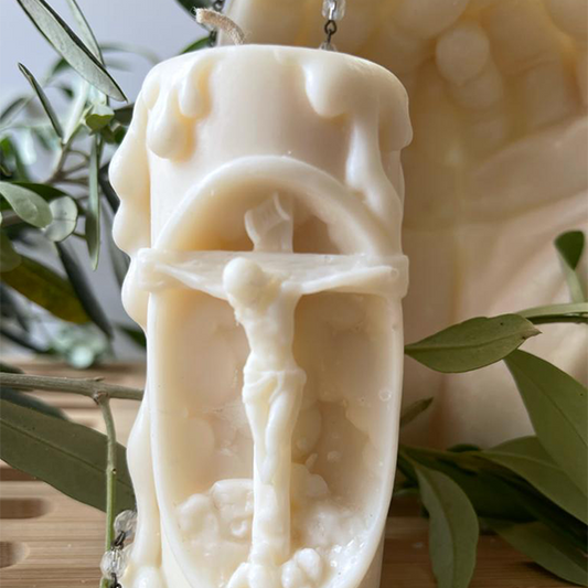 Jesus Christ 3D Pillar Candle