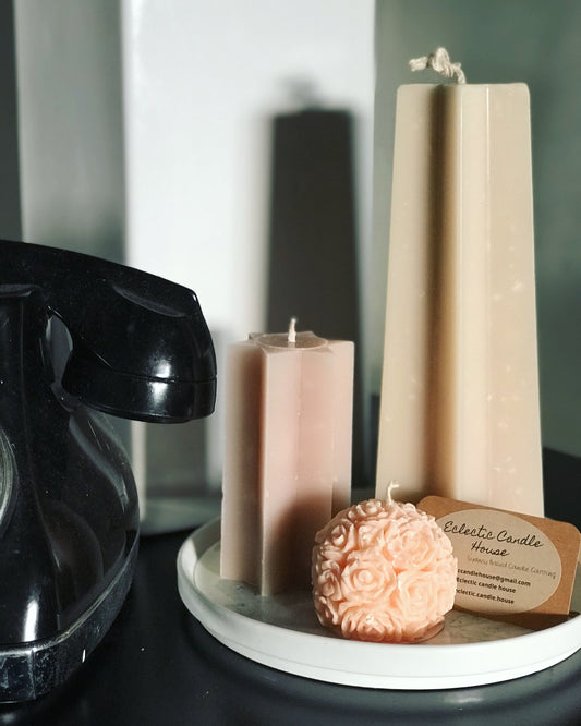 Star Pillar Candle - Large