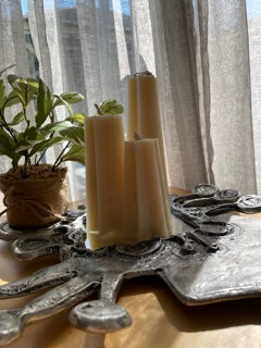Star Tapered Pillar Candle - Small