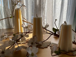 Star Tapered Pillar Candle - Small