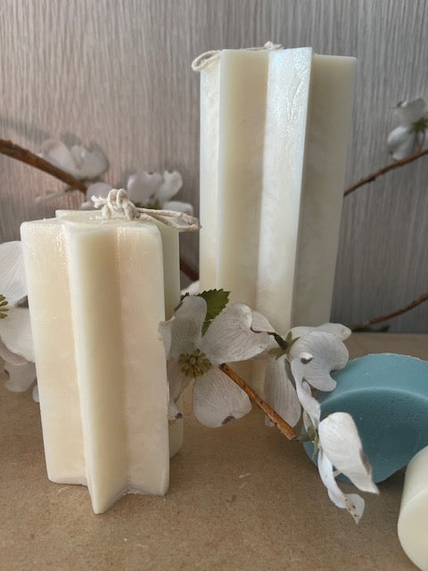 Star Pillar Candle - Medium