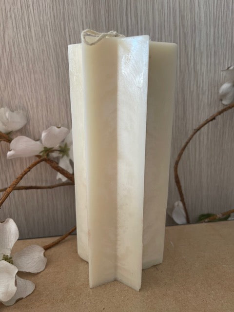 Star Pillar Candle - Medium