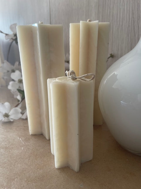 Star Pillar Candle - Medium