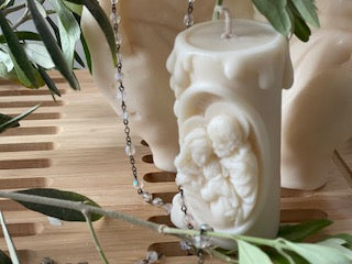 3D Religious Pillar Candle Collection (5 pcs)