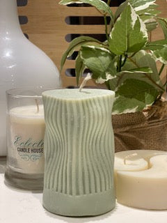 Wavy Pillar Candle
