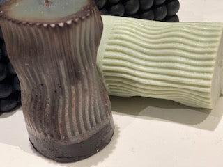 Wavy Pillar Candle