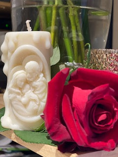 Holy Family 3D Pillar Candle