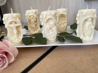 Holy Family 3D Pillar Candle