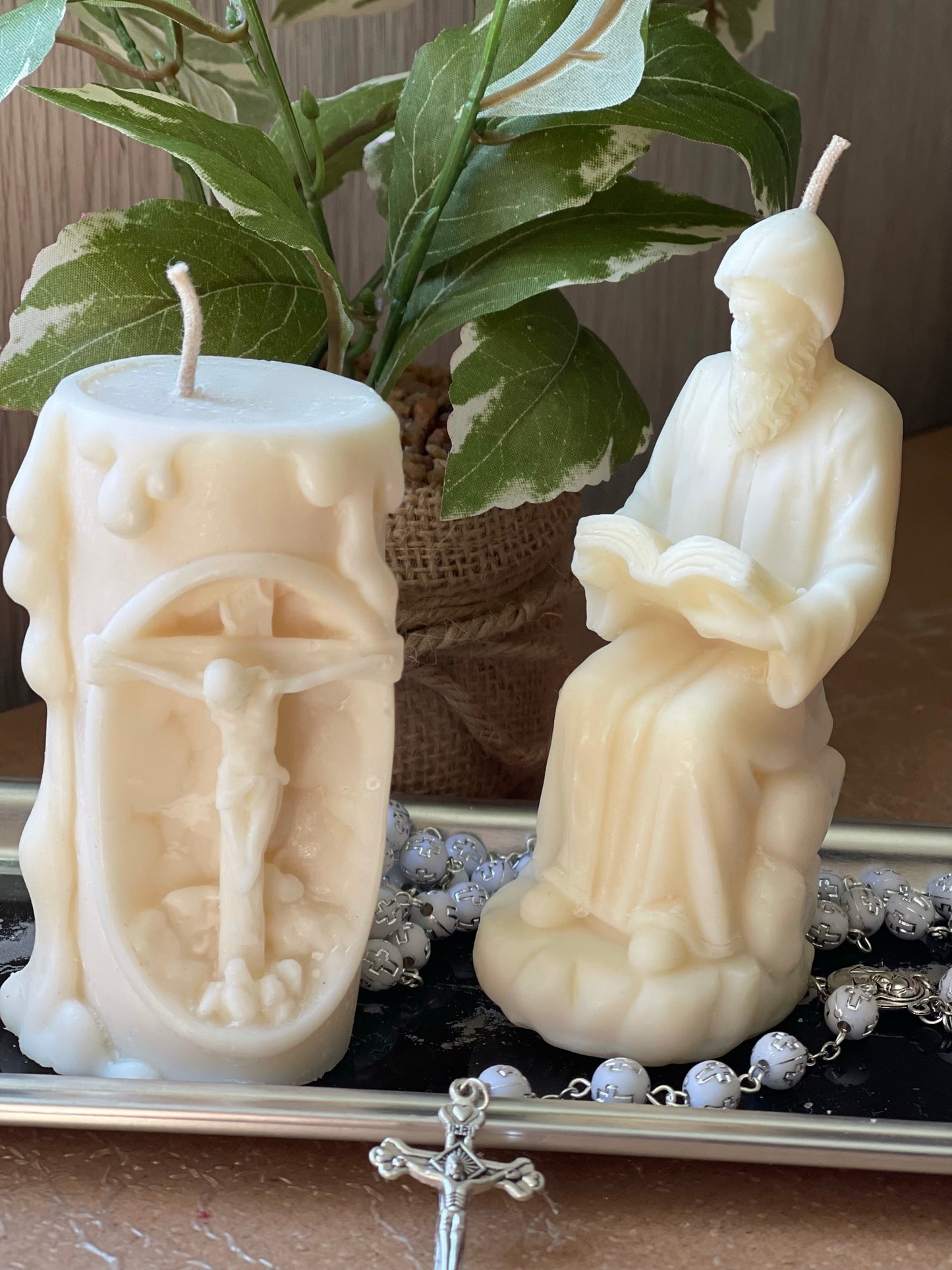 St Charbel Reading Candle