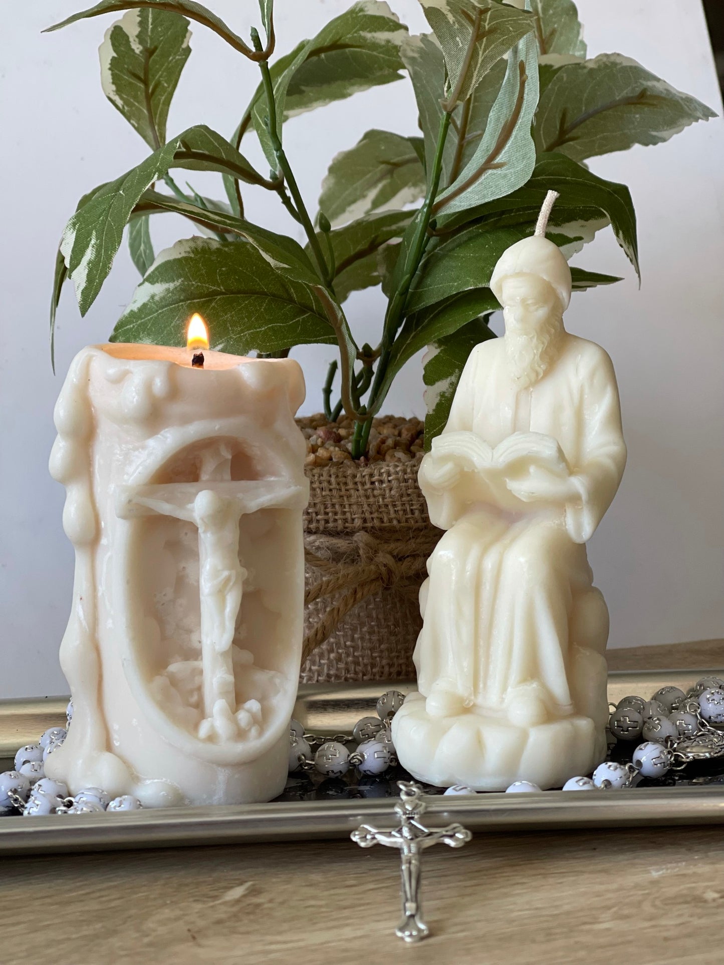 St Charbel Reading Candle