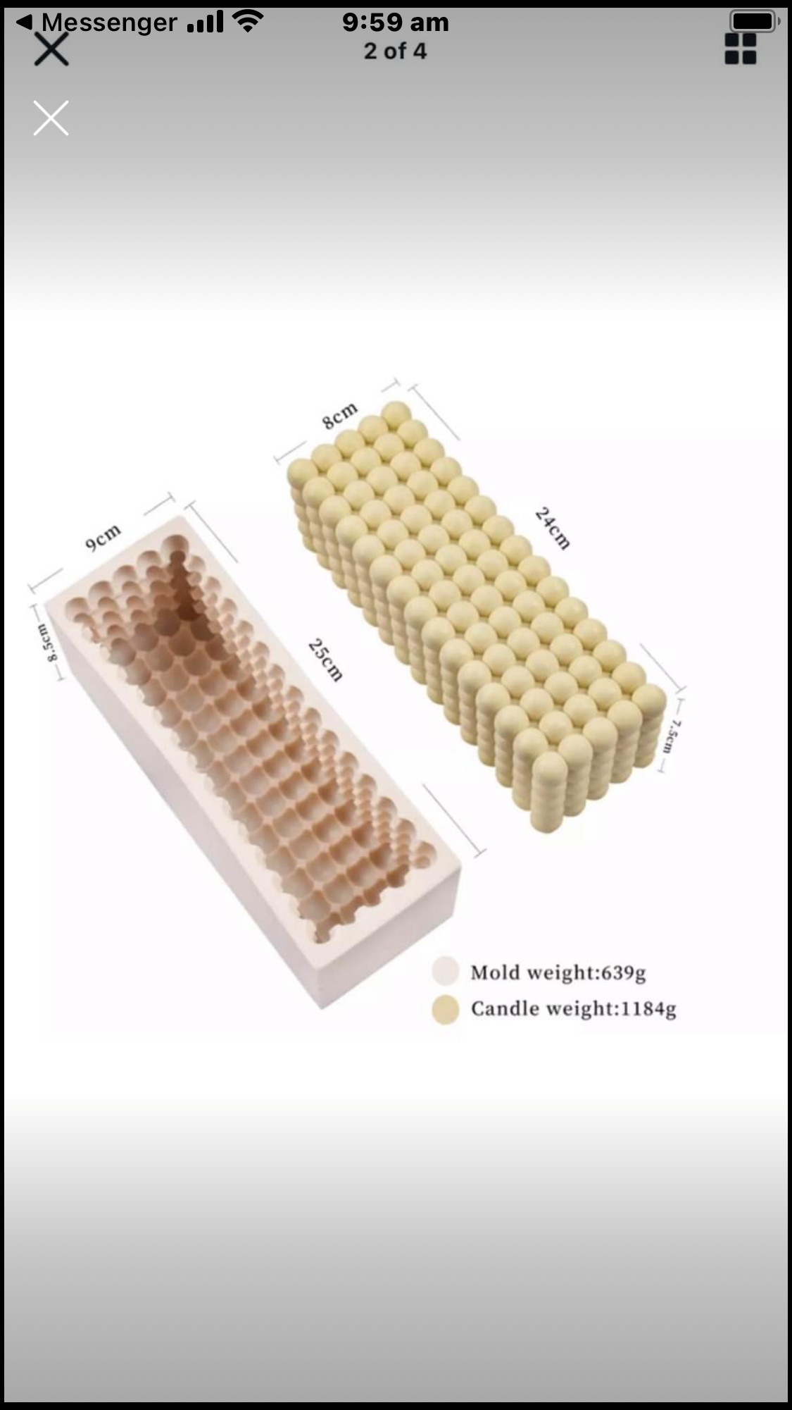 Bubble Candle - Large