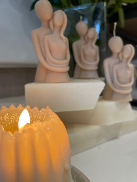Couple in Arms Candle