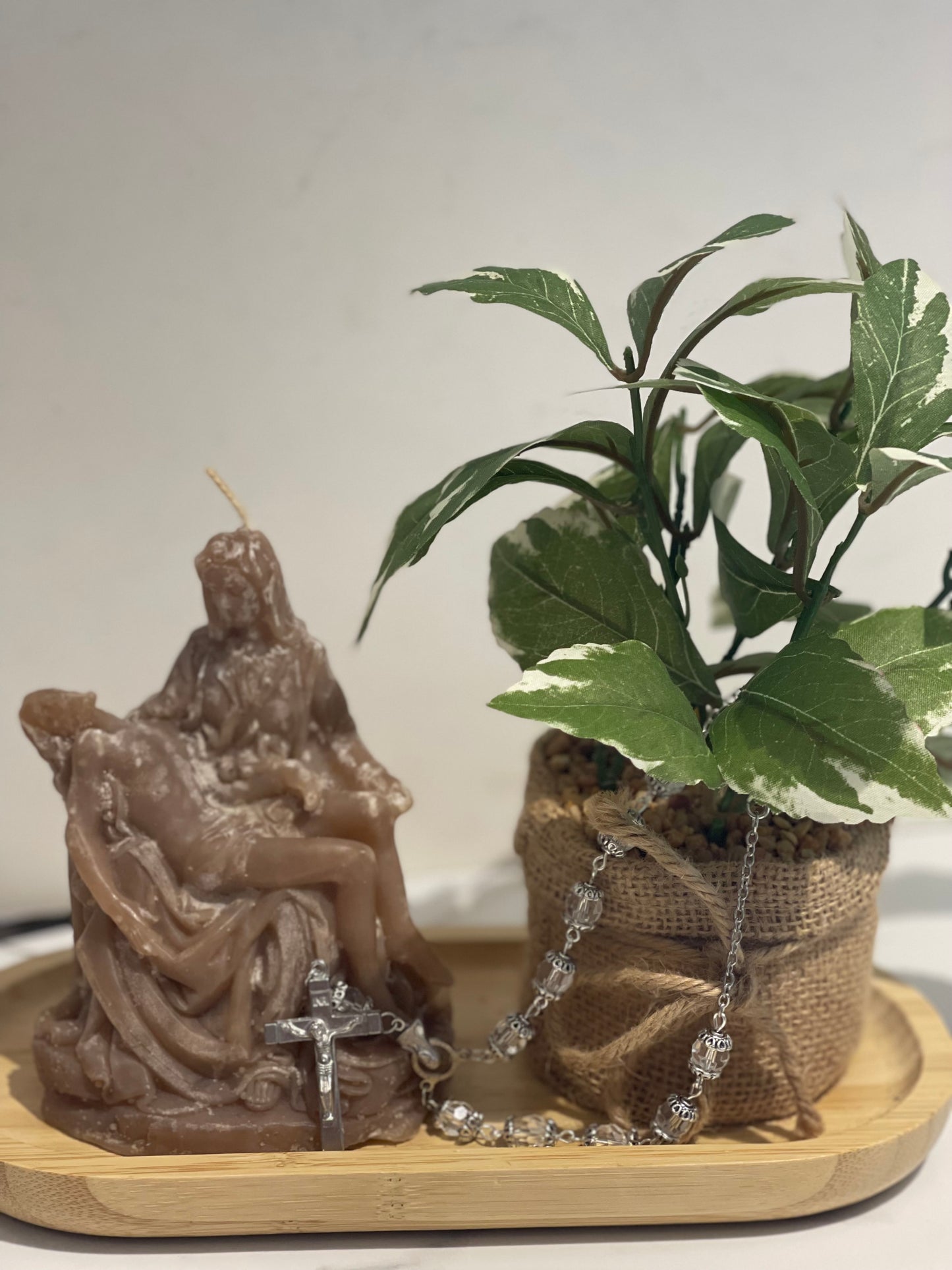 Pieta Candle