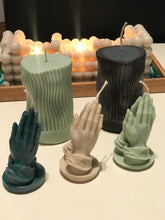 Load image into Gallery viewer, Wavy Pillar Candle
