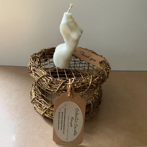 Female Torso Candle