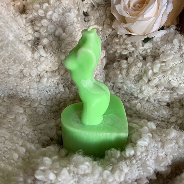 Female Torso Candle