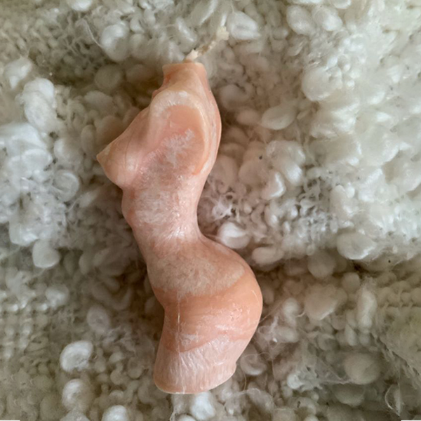 Female Torso Candle