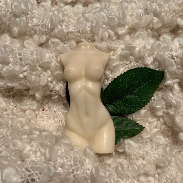 Female Torso Candle