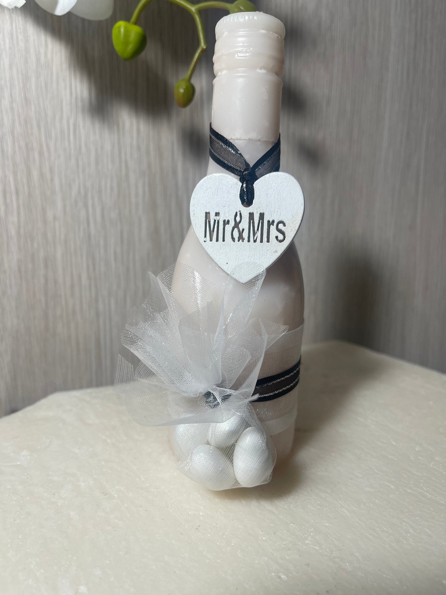 Champagne Bottle Candle