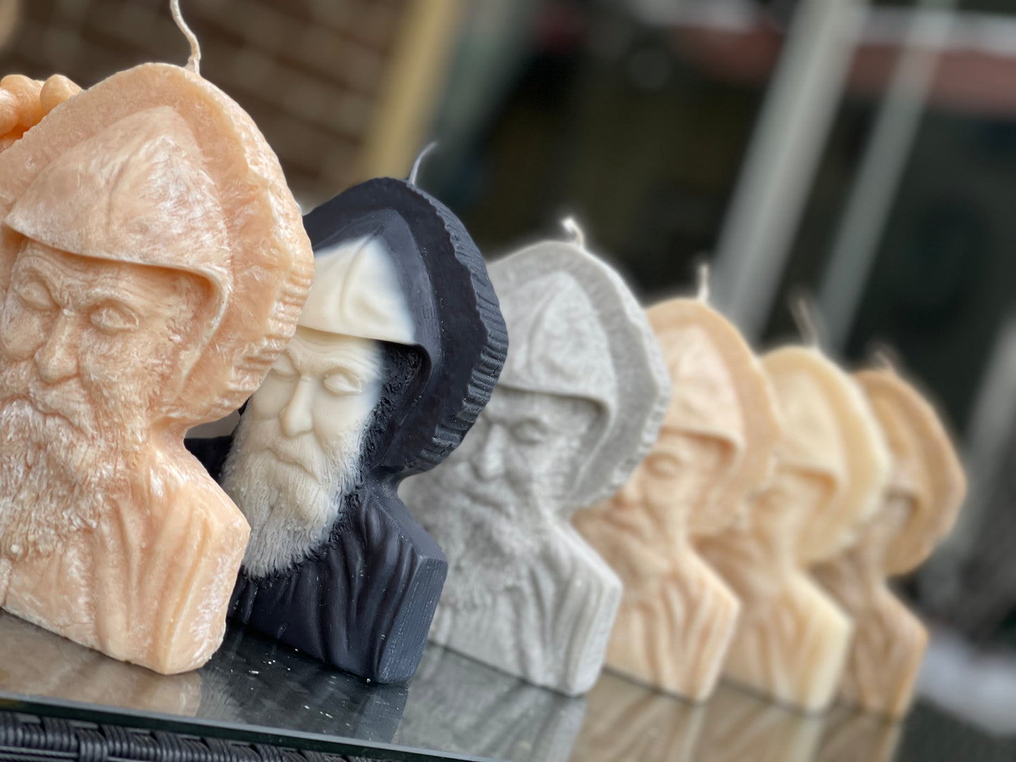 St Charbel Halo Candle 2-Tone