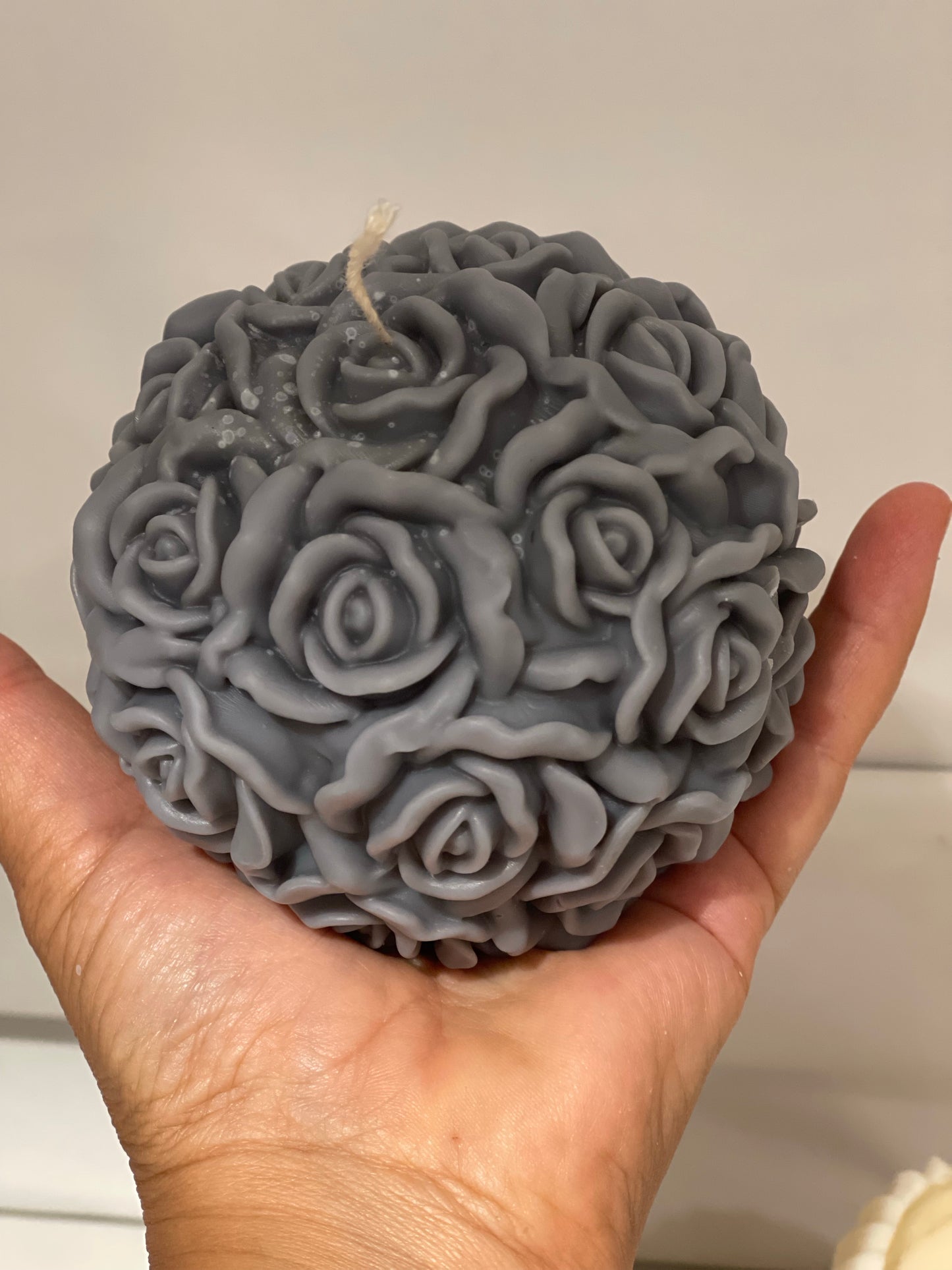 Rose Ball Candle - Large