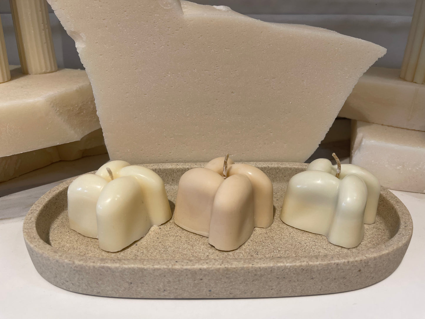 Square Knot Candle