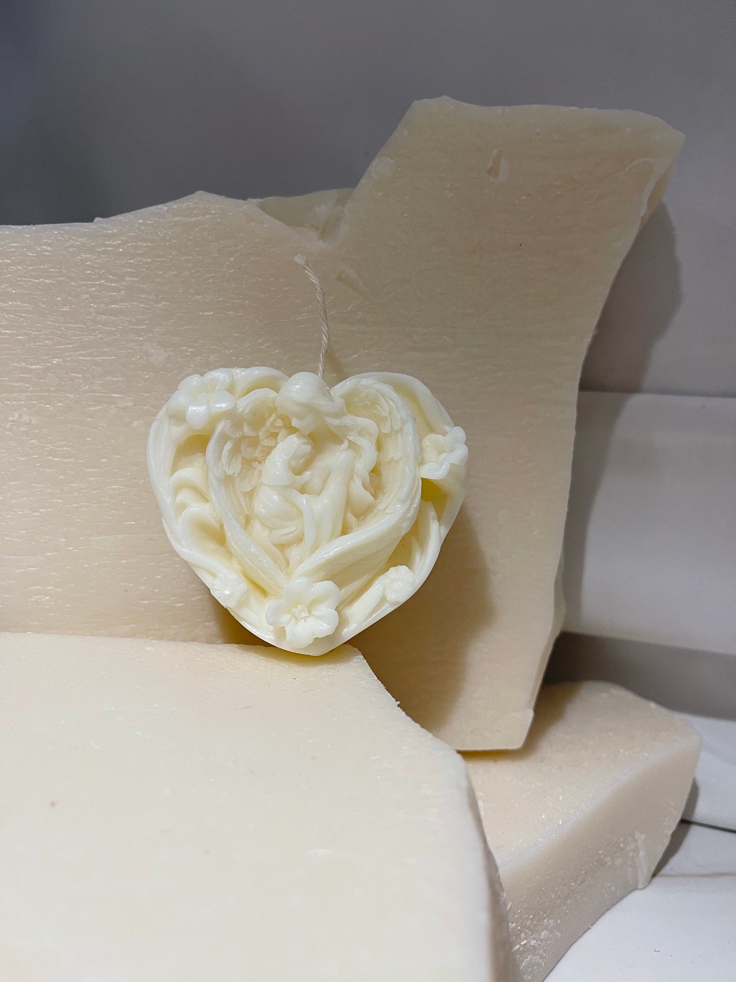 Mother & Child Heart Candle