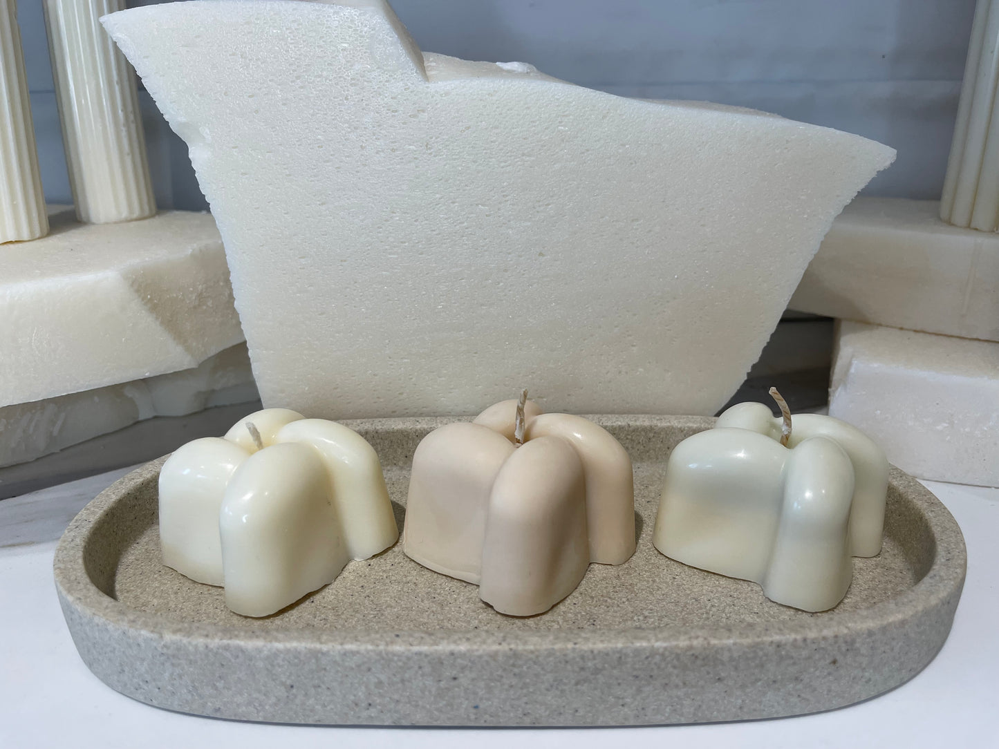 Square Knot Candle
