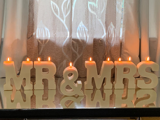 MR & MRS Scented Candles