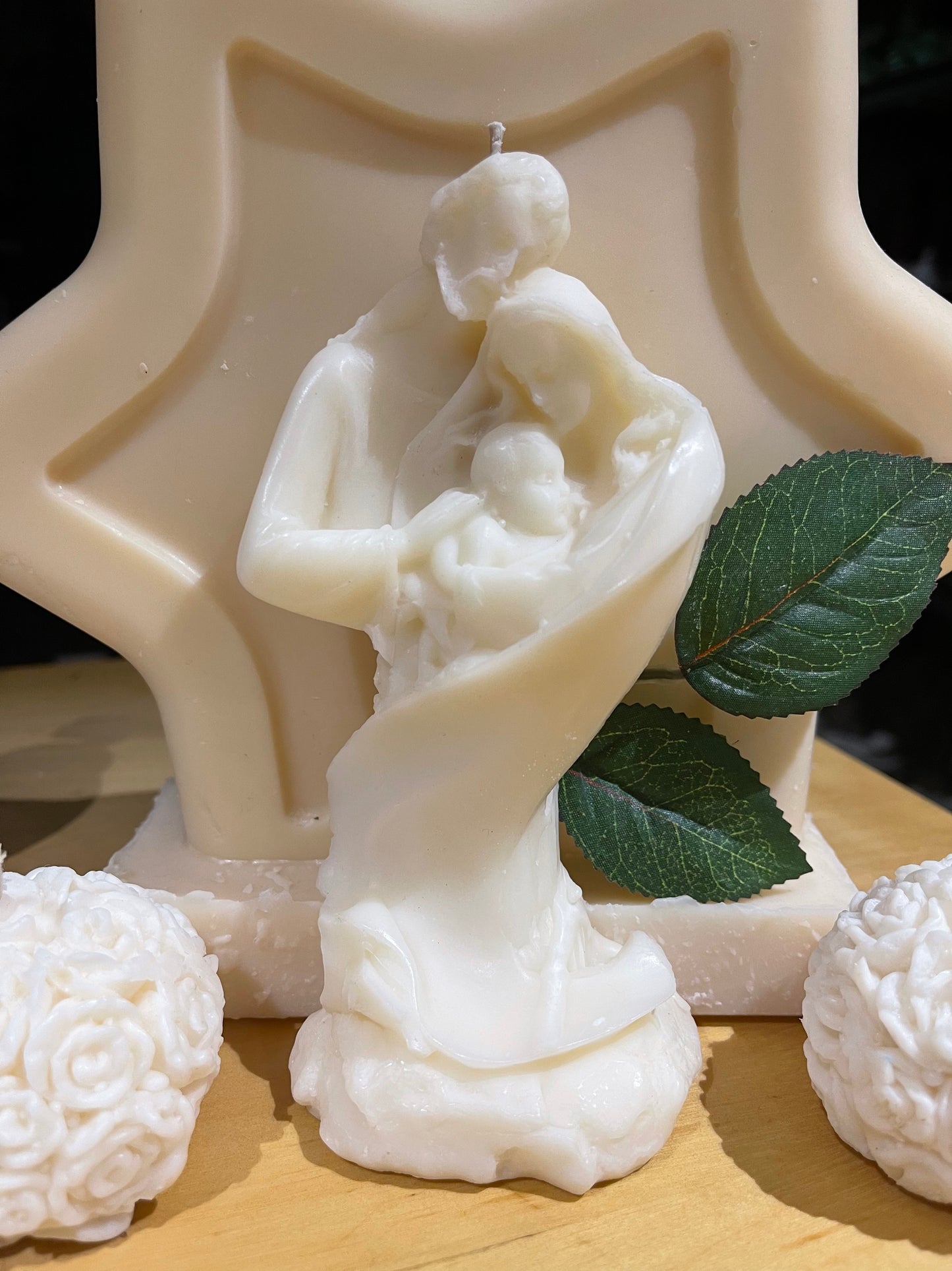Holy Family Modern Candle