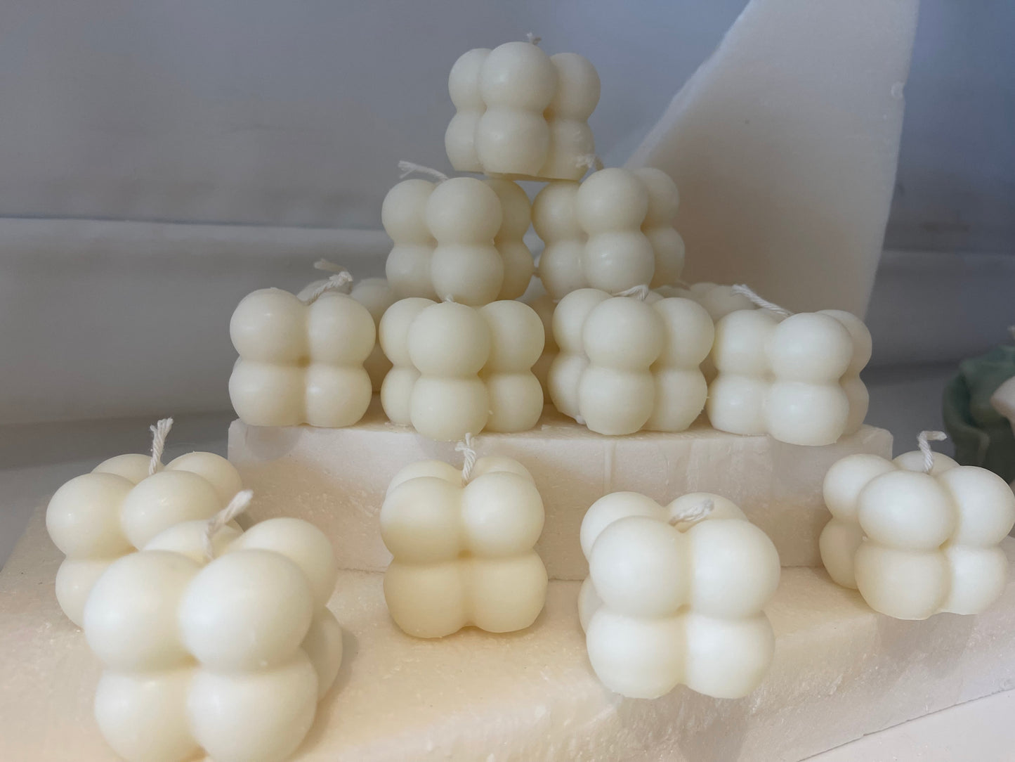 Bubble Cube Candle - Mini